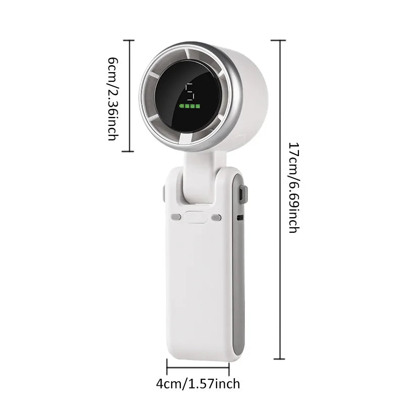 Handheld Turbo Fan – Portable High-Speed Mini Cooling Fan