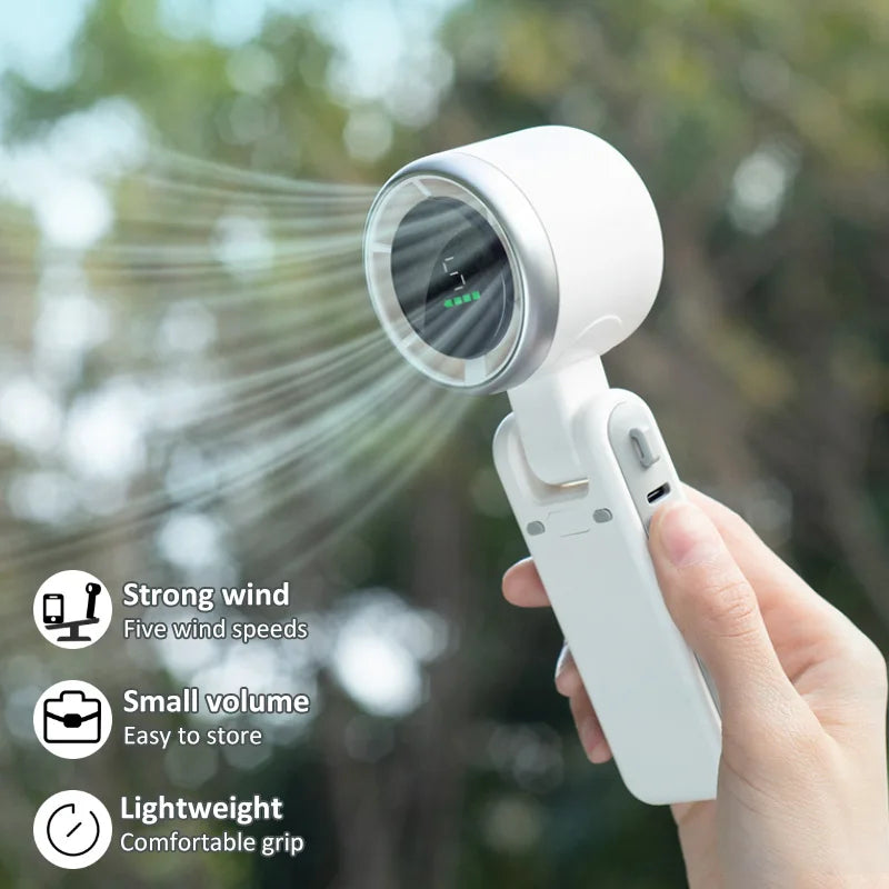 Handheld Turbo Fan – Portable High-Speed Mini Cooling Fan