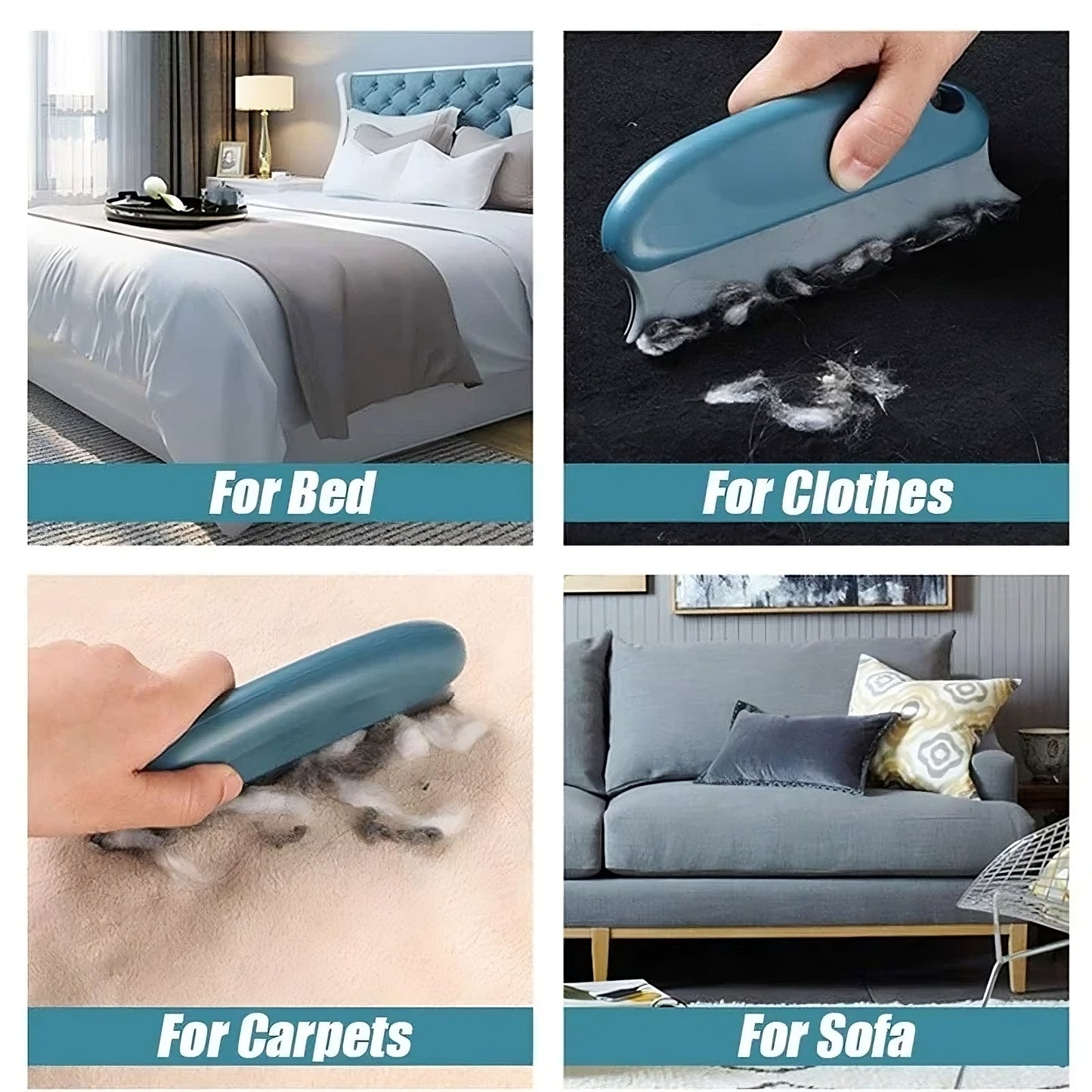Effective Pet Hair Remover – Reusable Fur & Lint Cleaner